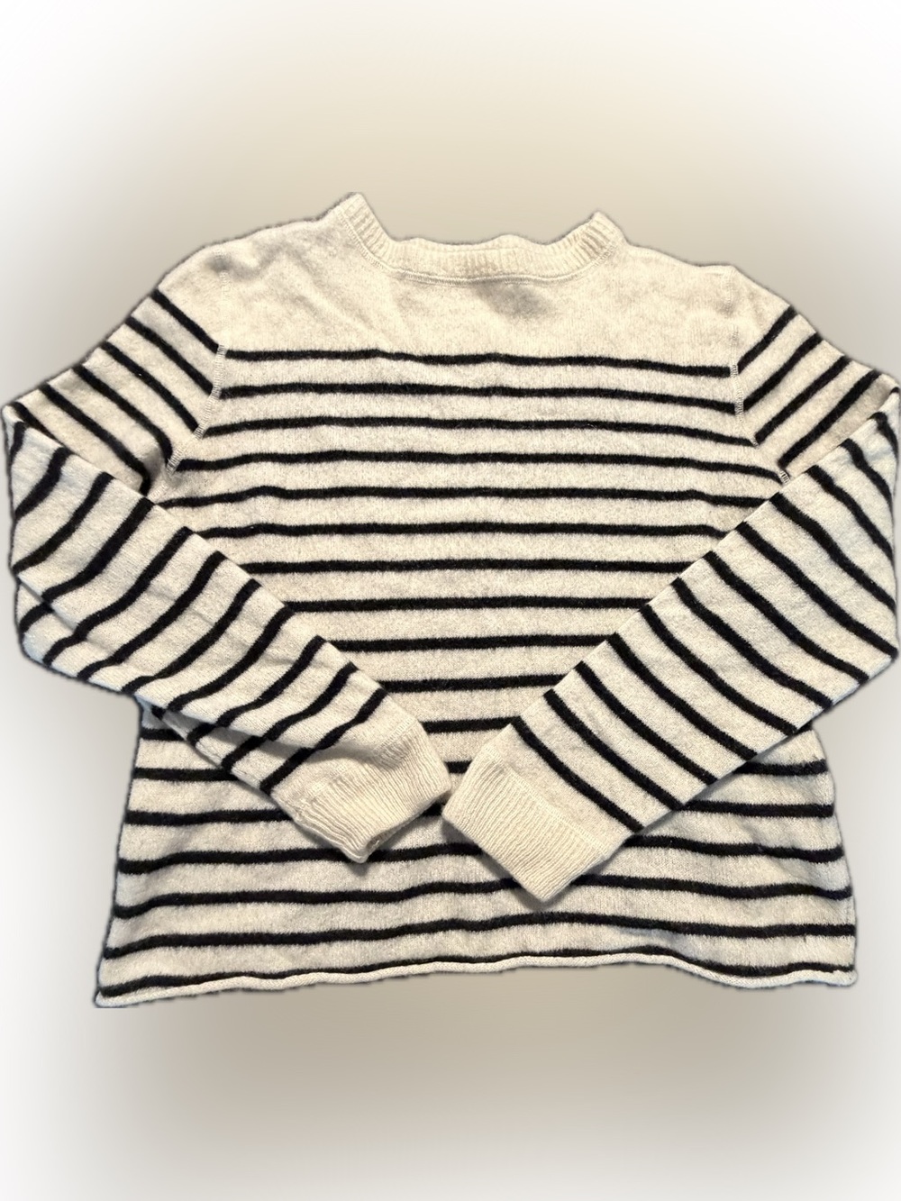 Reformation Cashmere Sweater Women’s Small Striped Knit Pullover